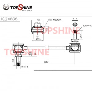 9809045780 9804947480 Car Auto Parts Suspension Parts Stabilizer Links for For OPEL