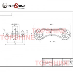 MB809223 & MR491347 Car Auto Suspension Parts Rear Control Arm for Mitsubishi