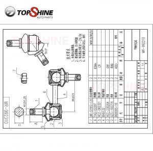 48820-42020 7L8Z5K483B EF91-34-150A Stabilizer Link for Toyota and Ford