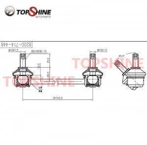 8200714448 Car Auto Parts Suspension Parts Stabilizer Links for For Renault