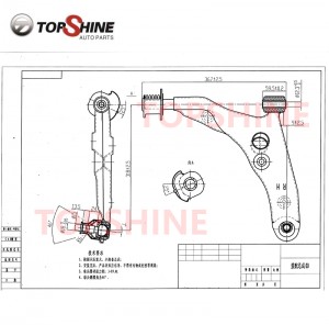 Car Auto Suspension Parts Upper Control Arm for Mitsubishi PW820083 PW820084