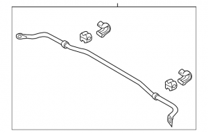 Car Suspension Parts Auto Spare Parts Stabilizer Links Bar for Hyundai 55510-3S001