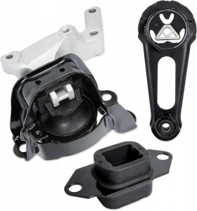 A7368,A7369,A4361 Trans Mount Set Compatible with 2012-2017 Nissan Versa. Fits Versa Note 1.6L 3Pc Engine Motor Mount Torque Strut Mount