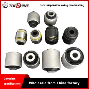 Auto parts wholesale for Jaguar xf rear suspension swing arm bushing control arm rubber sleeve set