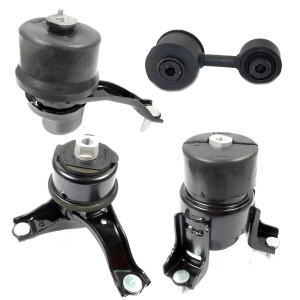 Engine Motor and Transmission Mount Set of 4 – Compatible with Toyota Camry Motor Mounts 2002-2006 2.4L Automatic Trans – Replaces A4203, A4211, A4204, A4207 – Front, Right, Rear, Upper